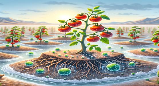 Salt-Tolerant Bacteria Help Tomato Plants Thrive in Salty Soil
