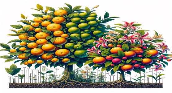 How BBX22 and HY5 Genes Control Plant Height and Fruit Color in Citrus