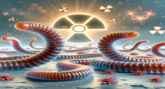 Immune System Changes in Roundworms After Exposure to Radiation
