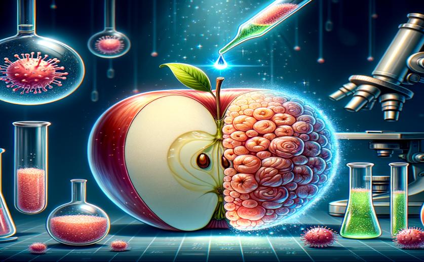 Apple Extract Boosts Skin Cell Growth and Collagen Production in Lab Studies