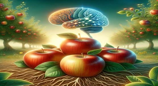 Apple Compounds Improve Memory and Gut Health Through the Gut-Brain Connection