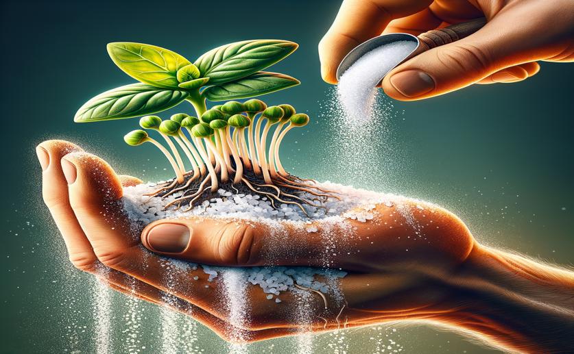 Boosting Seed Growth with Salt Defense Tricks
