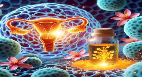 Stem Cell Therapy with Saffron Extract Promotes Uterine Healing