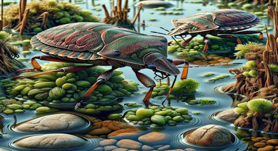 How Water Bugs Choose Their Food and Live Together