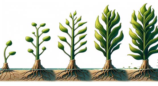 How a Seaweed's Growth and Shape Change Over Time