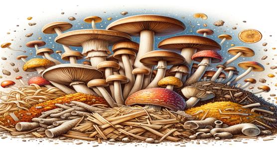 Boosting Mushroom Growth and Nutrition Using Local Agricultural By-Products