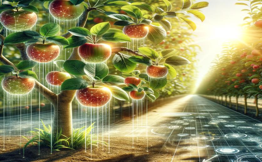 Boosting Apple Water Efficiency and Strength by Regulating Key Plant Enzyme