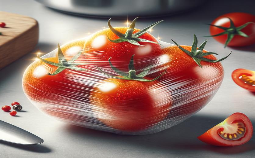 Stronger, Water-Resistant Food Wrap for Longer-Lasting Cherry Tomatoes