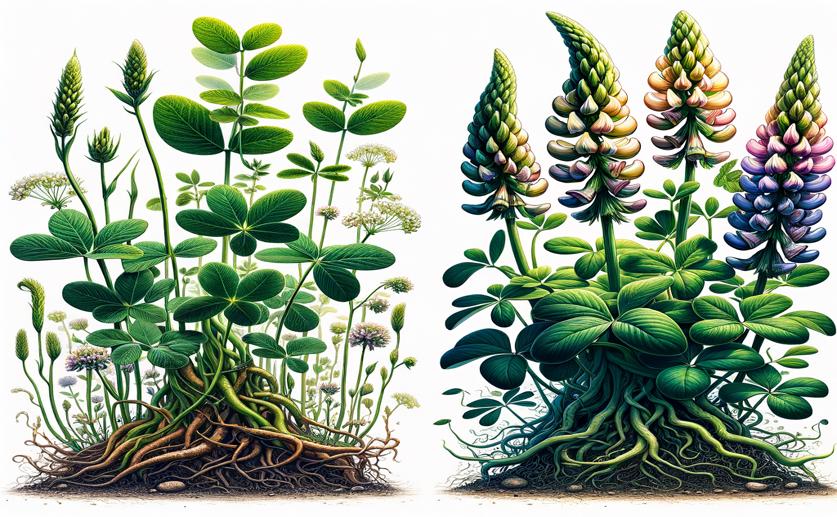 Understanding Genetic and Growth Traits of Two Types of Vetch Plants