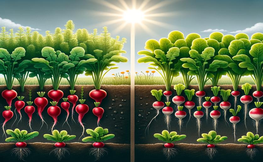 Comparing Radish Growth: Impact of Worm Tea and Compost on Plant Development