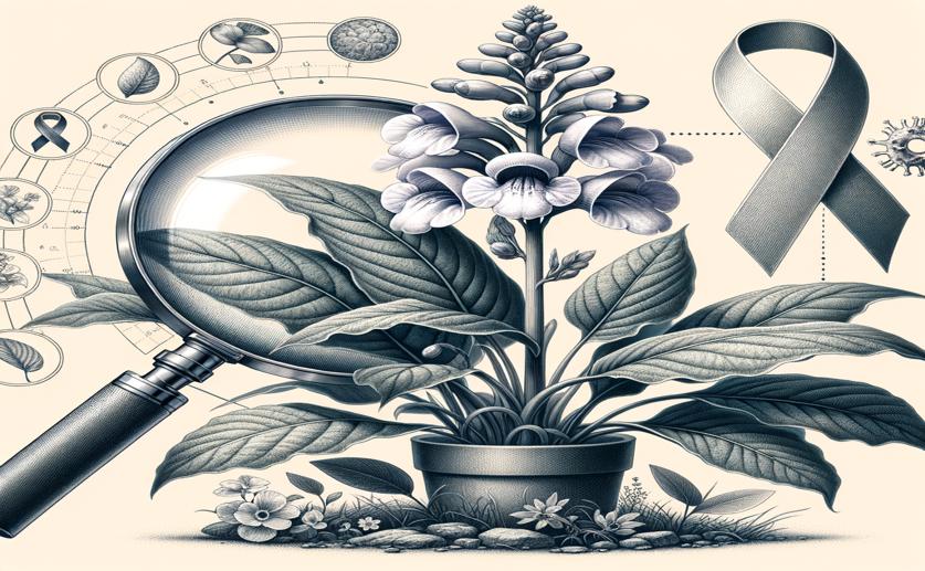 Discovering Plant Compounds and Cancer-Fighting Properties of Torenia Crustacea