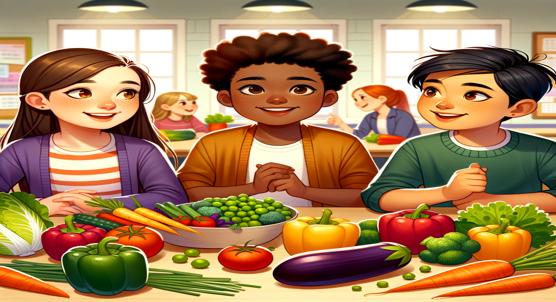 Kids Encourage Friends and Family to Eat More Veggies