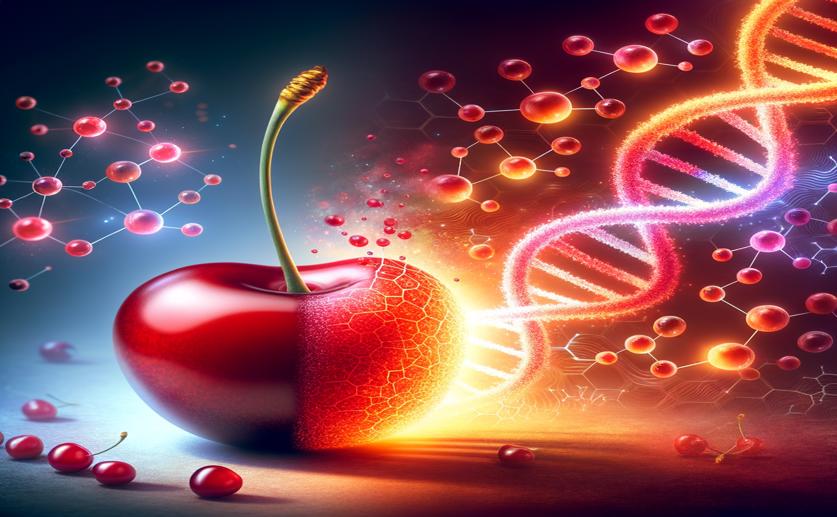 Finding Key Genes for Color in Cherries Using Genome Analysis