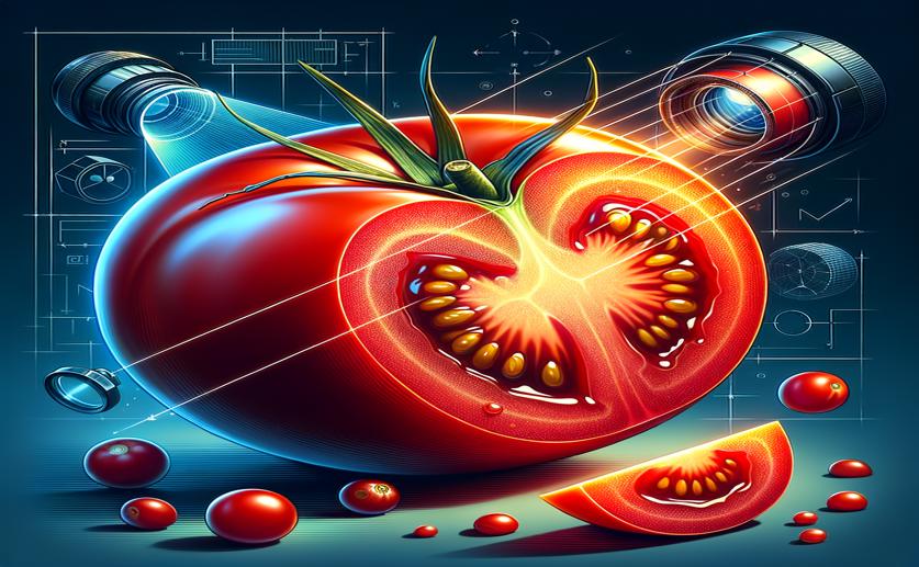 Measuring Sugar Levels in Tomatoes Using Advanced Imaging Technology