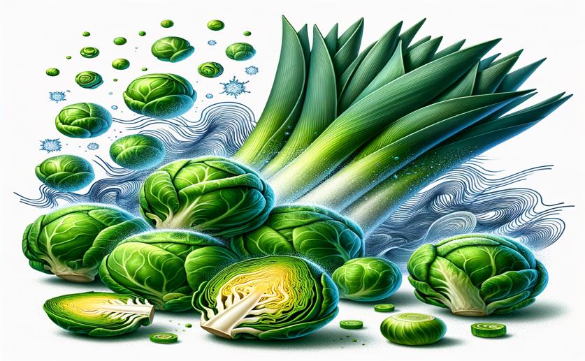 How Pretreatment and Freezing Affect the Aroma of Brussels Sprouts and Leeks