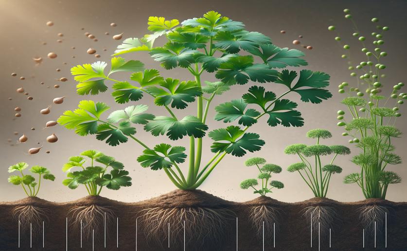 How Coriander Grows with Various Fertilizers and Weeds