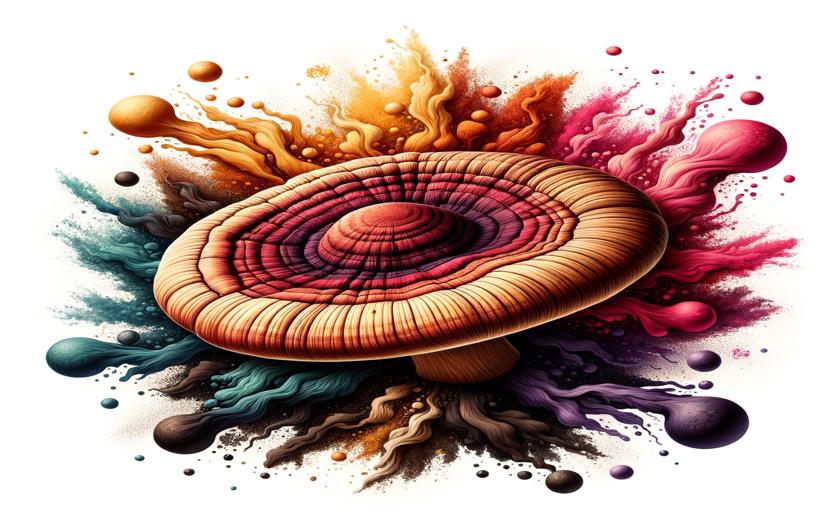 New Enzyme from Reishi Mushroom Helps Clean and Detoxify Various Dyes