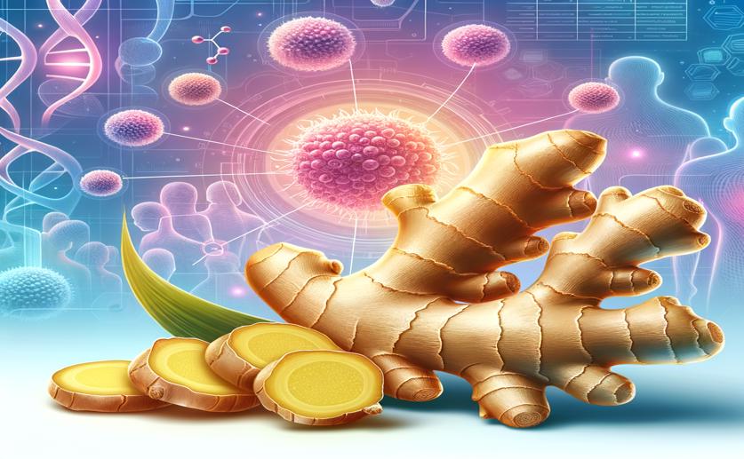 Exploring Ginger's Cancer-Fighting Compounds in Colon Cancer Cells