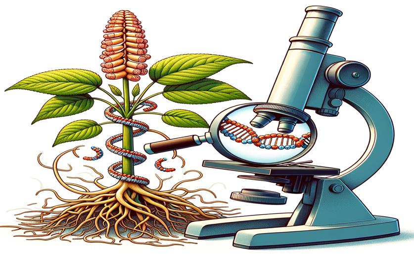 Mitochondrial Genome Study of American Ginseng Shows Changes in Gene Splicing