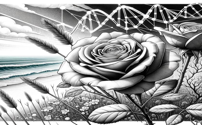 HSP90 Genes in Roses and Their Role in Salt and Drought Stress