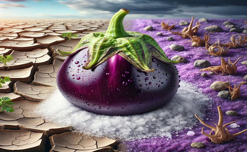 How Eggplant Gene WRKY40 Helps Plants Handle Salt Stress and Drought