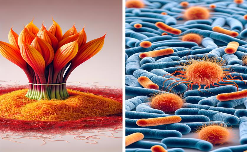 New Discoveries in How Our Gut Bacteria Process Saffron Compounds