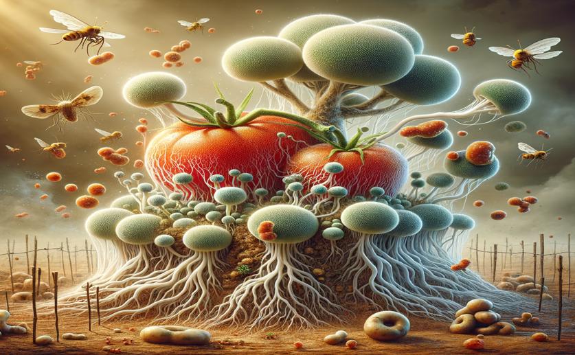 Understanding How Friendly Fungi Help Tomatoes Fight Off Harmful Diseases