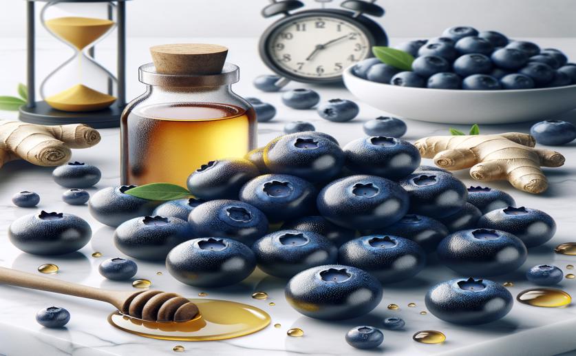 Ginger Oil Coating to Improve Quality and Shelf Life of Blueberries