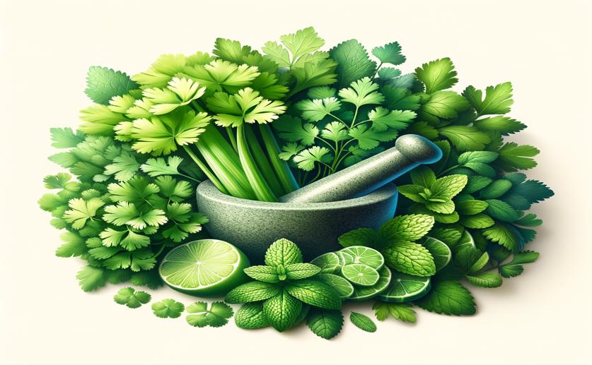 Exploring Celery, Cilantro, and Mint for Immune-Boosting Therapies