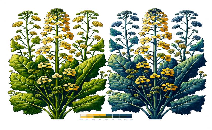 Comparing Nutrient Profiles in Different Parts of Two Mustard Plant Varieties