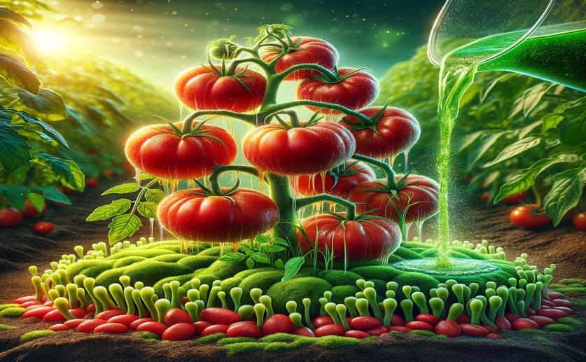 Natural Fertilizers and Algae Boost Organic Tomato Yield and Quality