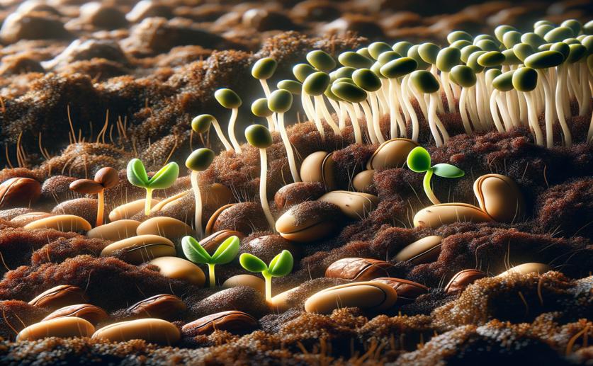 Boosting Mung Bean and Mustard Seed Germination with Special Soil Bacteria