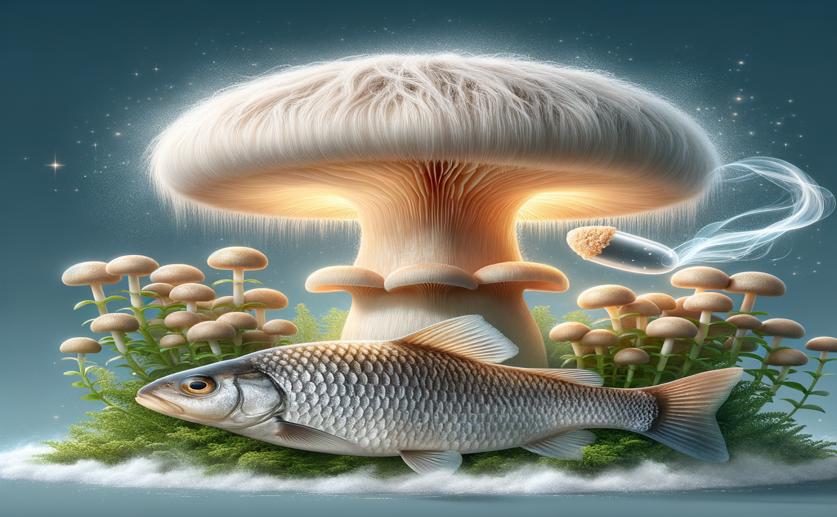 Benefits of Lion's Mane Mushroom Extract on Health and Growth in Fish