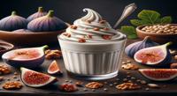 Improved Taste and Benefits of Whipped Yogurt with Fig By-products