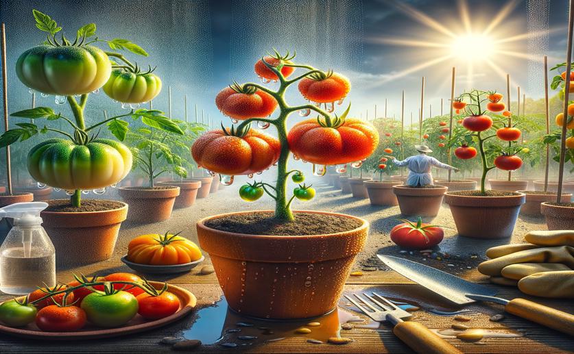 Evaluating Tomato Hybrids and Their Parents in Hot and Humid Conditions