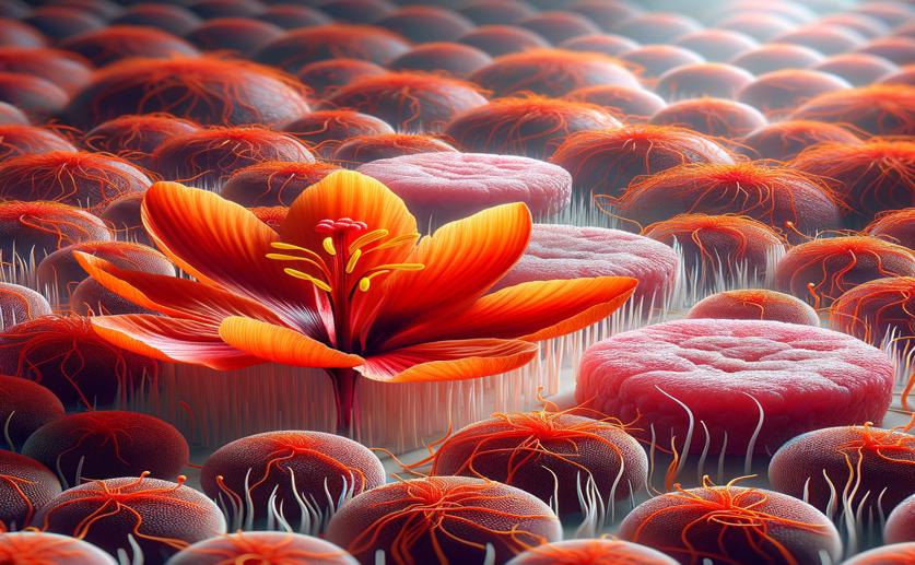 Natural Compounds from Saffron Petals Reduce Oxidative Damage in Skin Cells