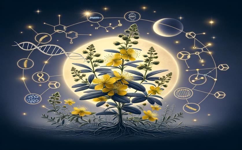 How Clock Protein Affects Melatonin Production in St. John's Wort