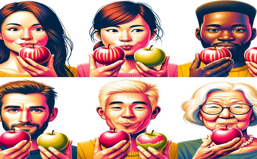 How People Like Fuji Apples Based on Taste and Physical Traits