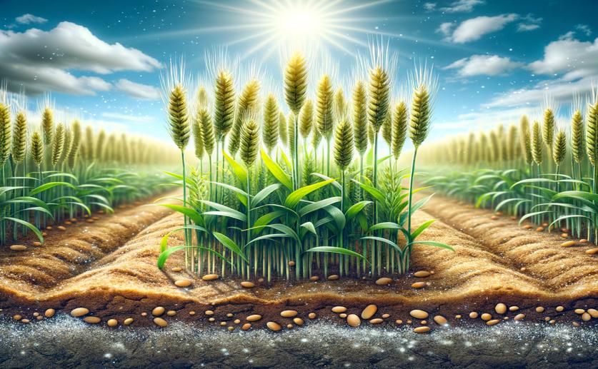 How Silicon-Enhanced Biochar Boosts Wheat Growth in Salty Soil