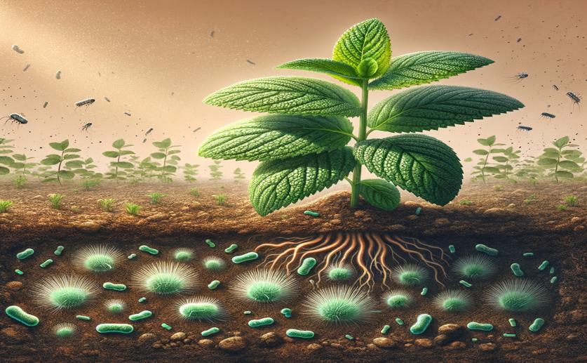 Boosting Soil Nitrogen and Lemon Balm Harvest with Special Bacteria